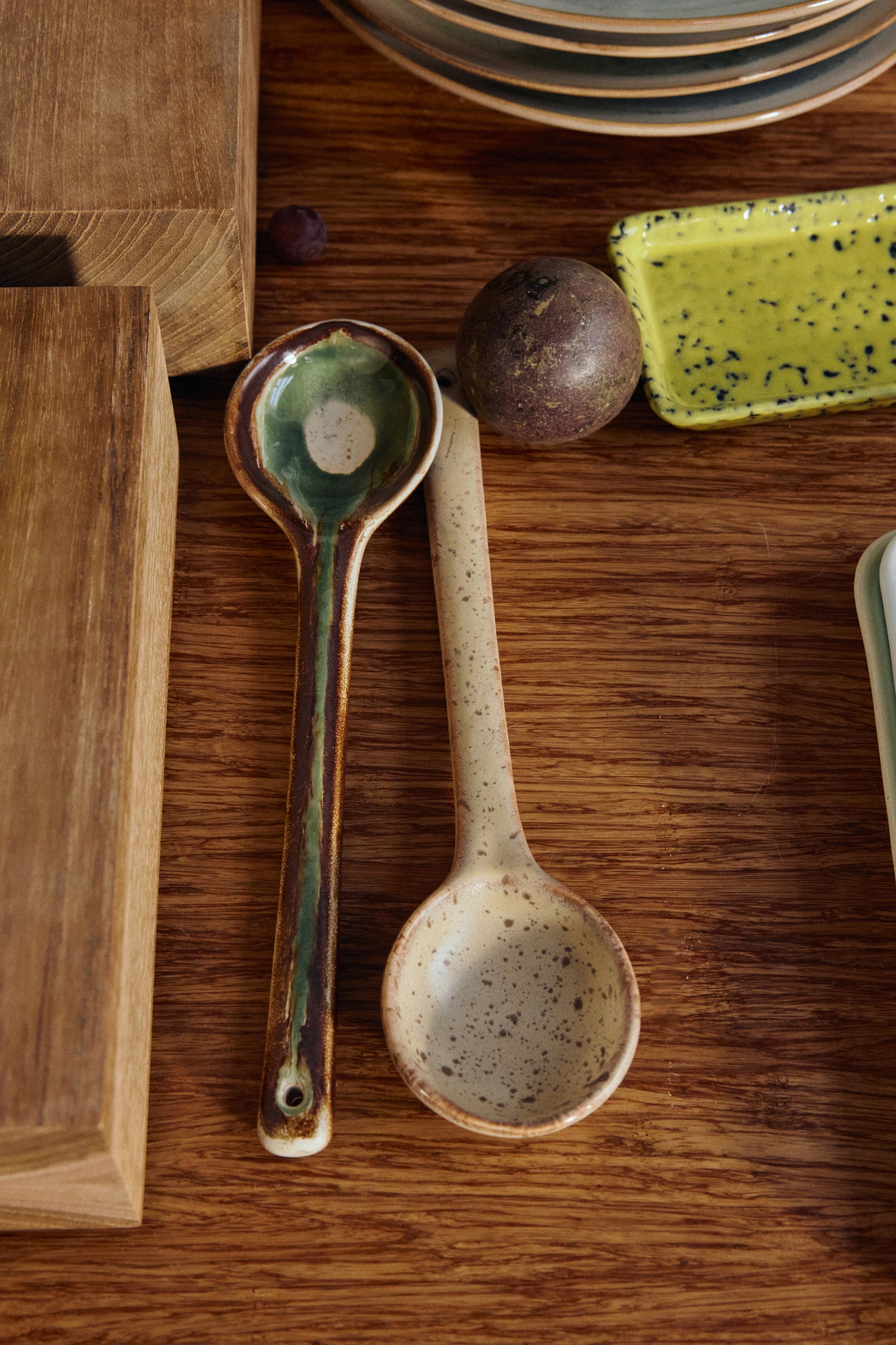 HKLIVING CERAMIC SERVING SPOONS