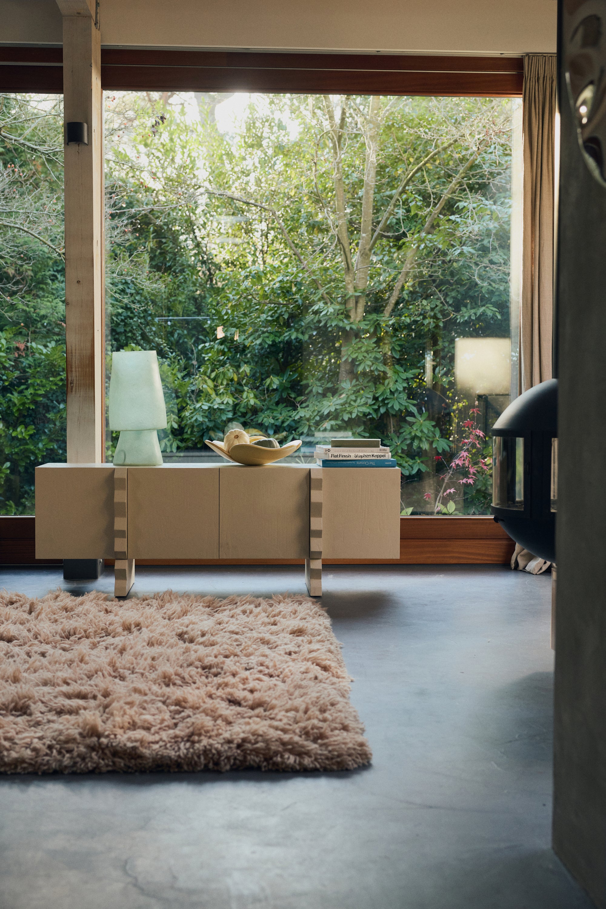 HKLIVING GLASSFIBRE LAMP : BLUE