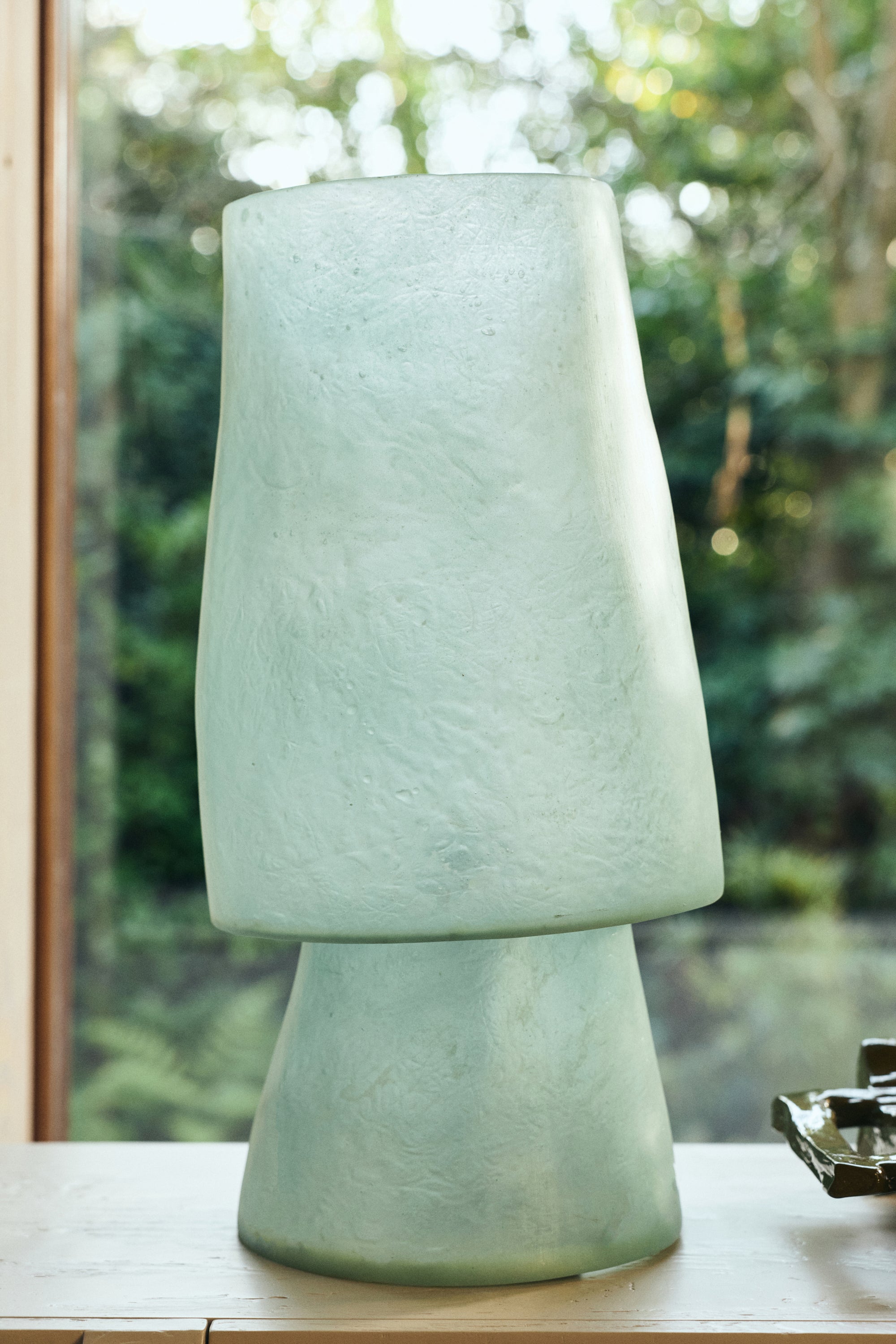 HKLIVING GLASSFIBRE LAMP : BLUE