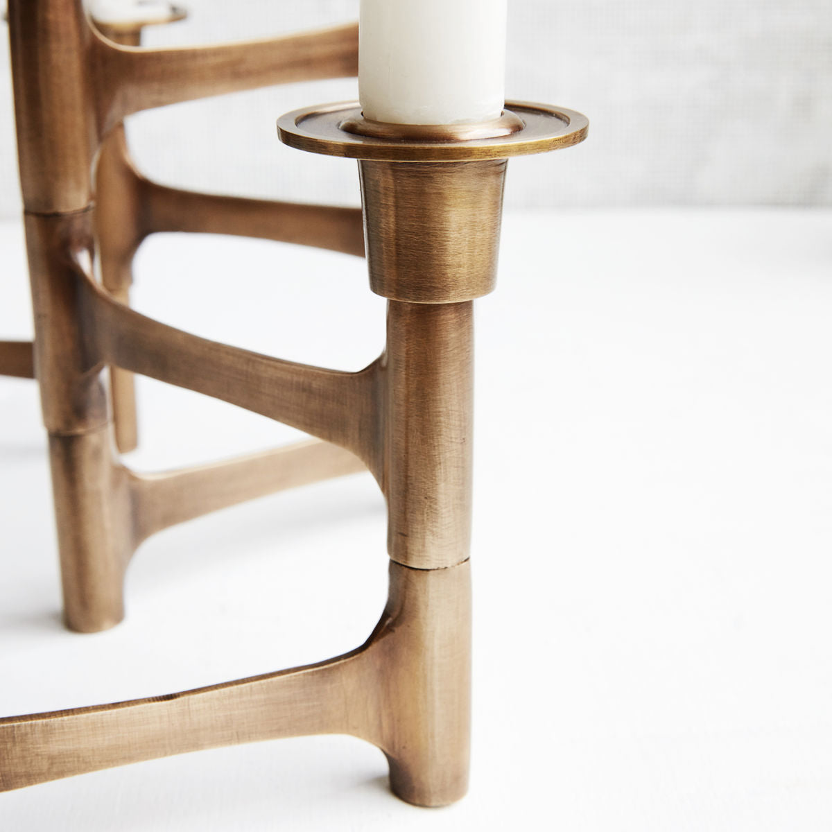 BRASS CANDLE STAND