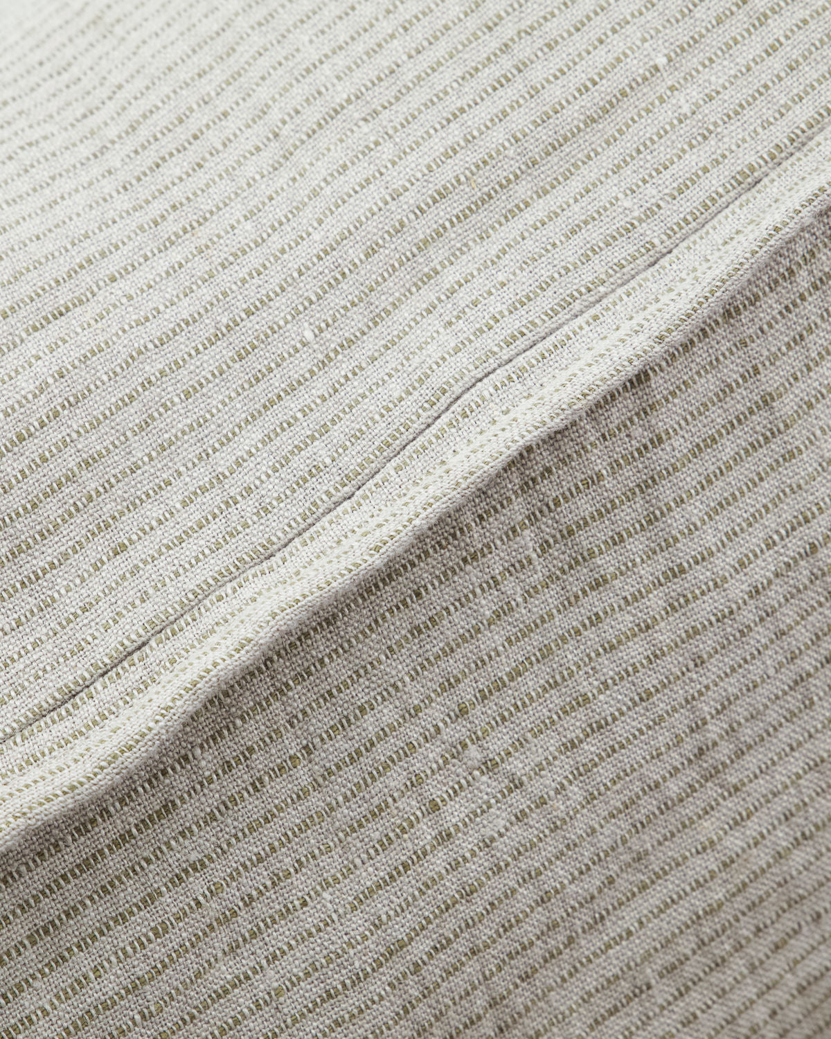 LINEN CUSHION GREEN
