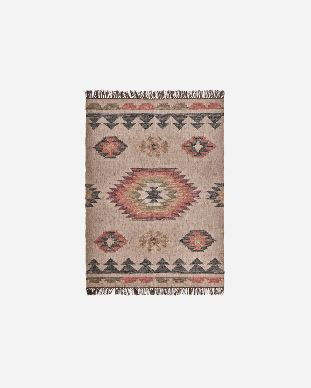 HANDWOVEN JUTE & WOOL RUG