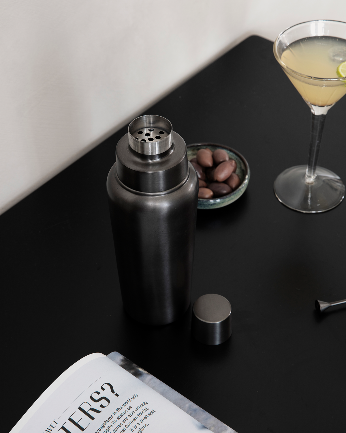 GUNMETAL COCKTAIL SHAKER