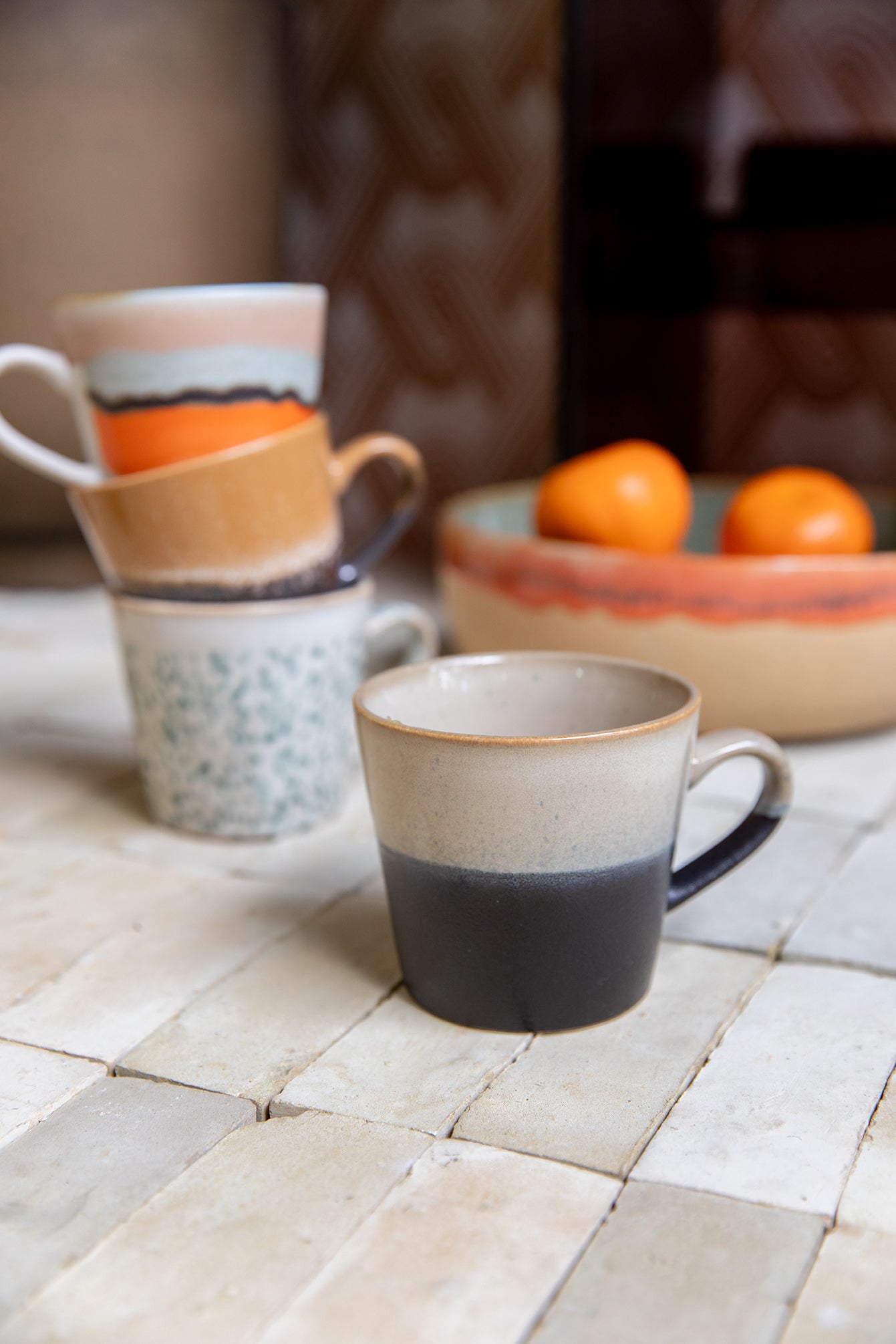 HKLIVING CAPPUCCINO MUG : ROCK