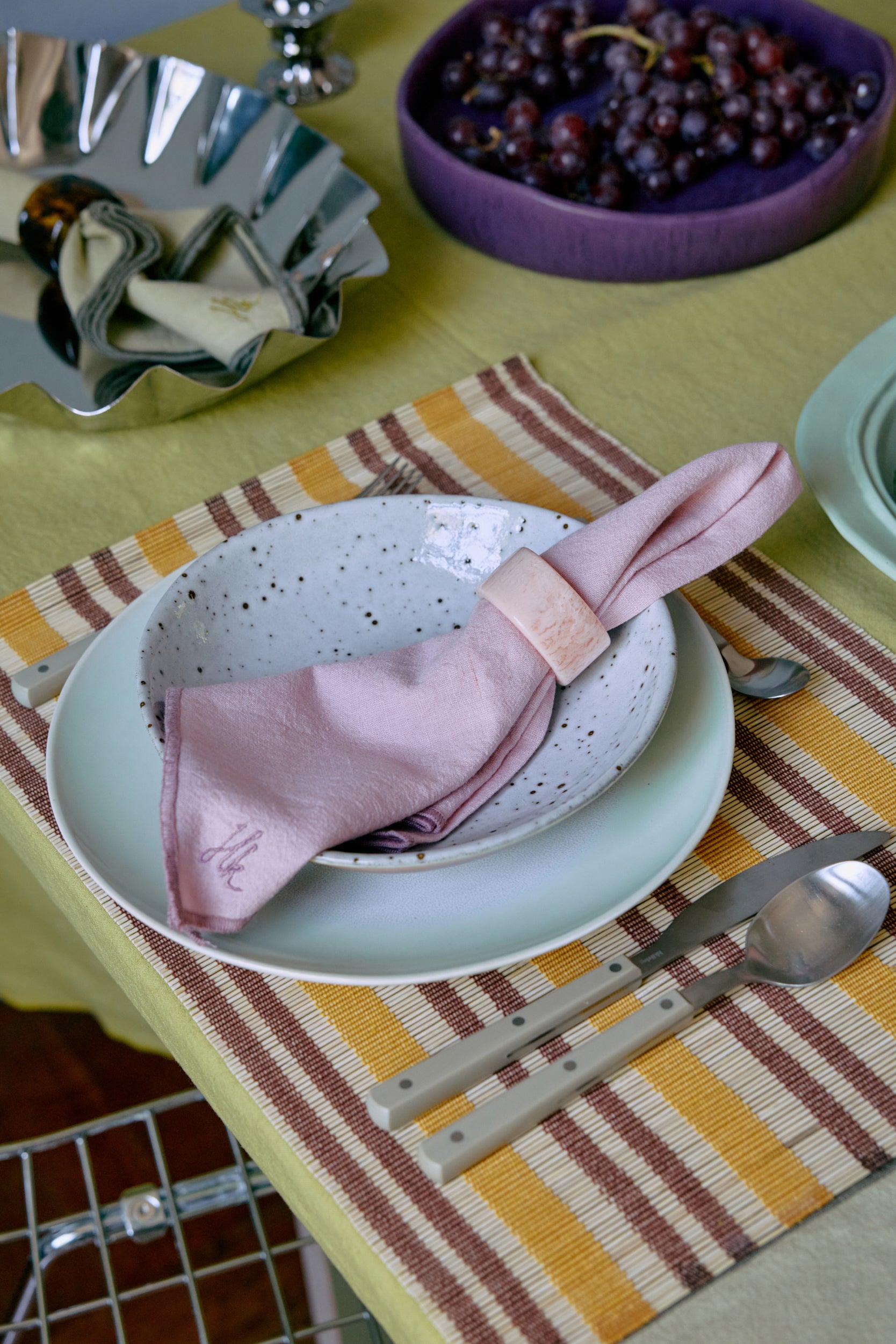 HKLIVING NAPKIN RINGS : SET OF FOUR