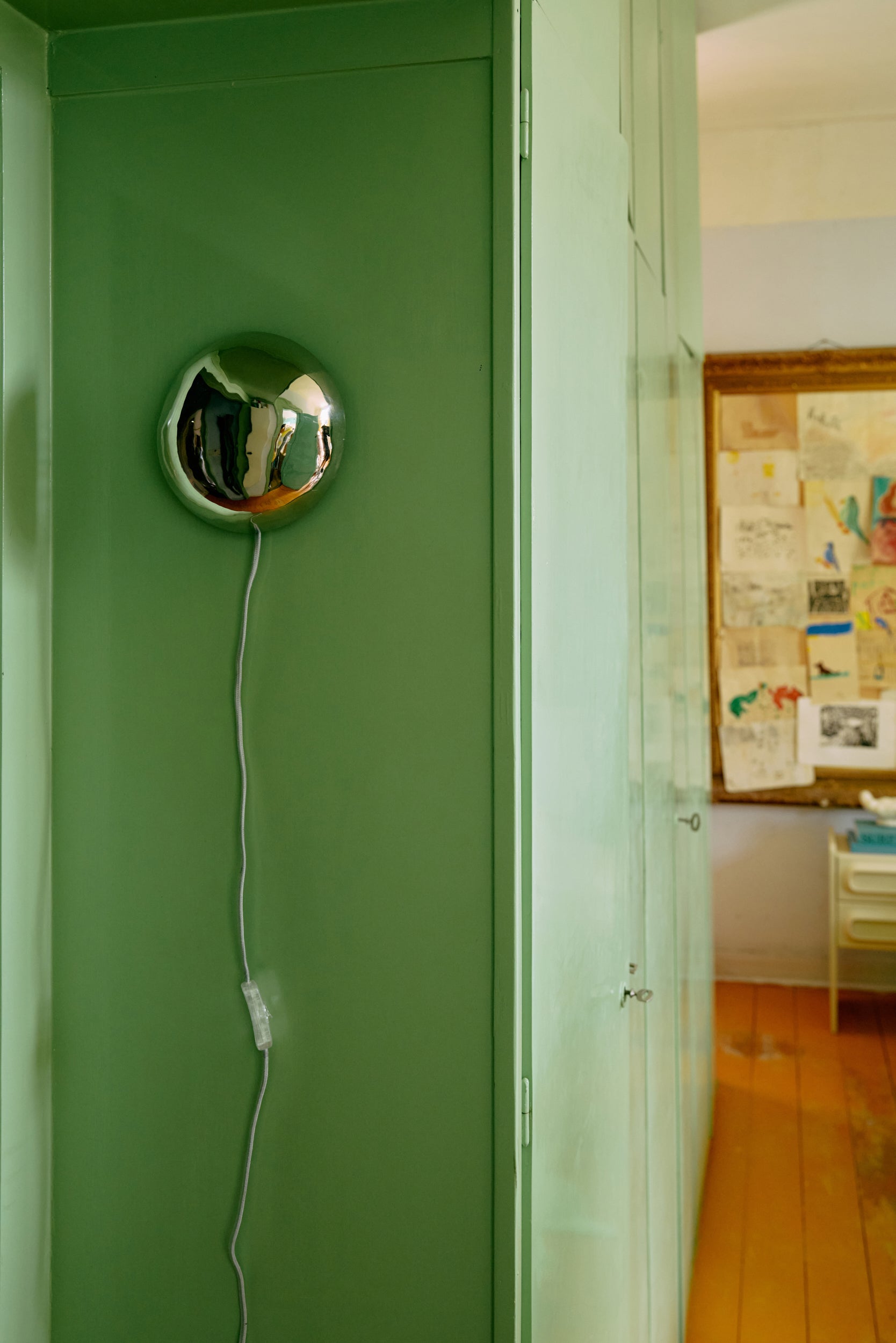 HKLIVING ORB WALL LAMP