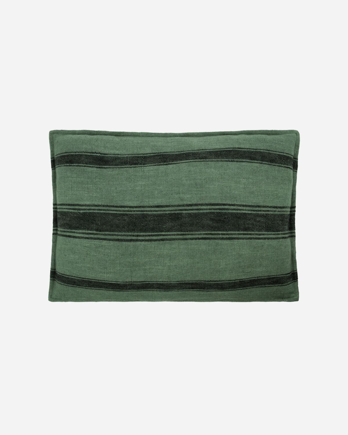 GREEN STRIPE CUSHION
