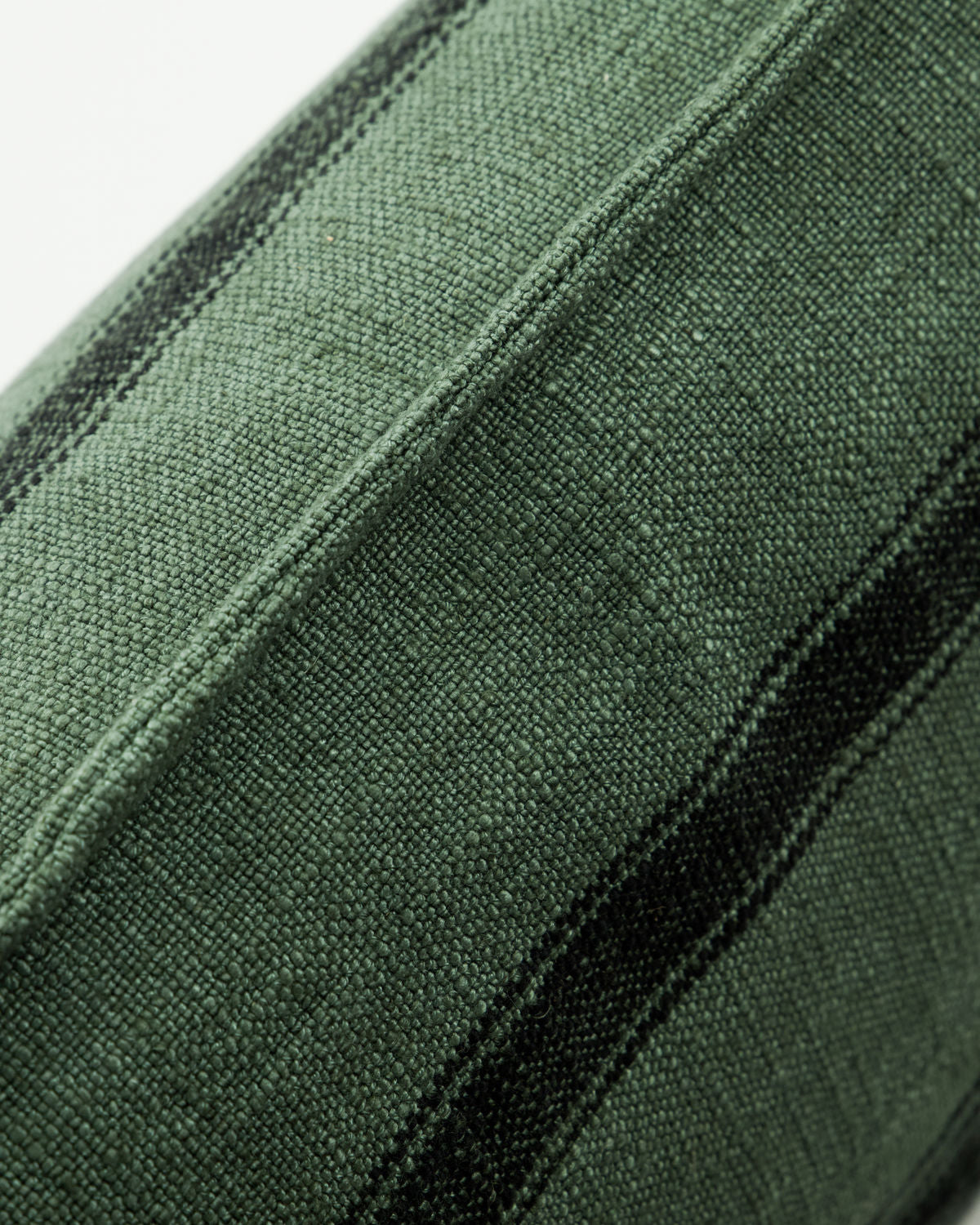 GREEN STRIPE CUSHION