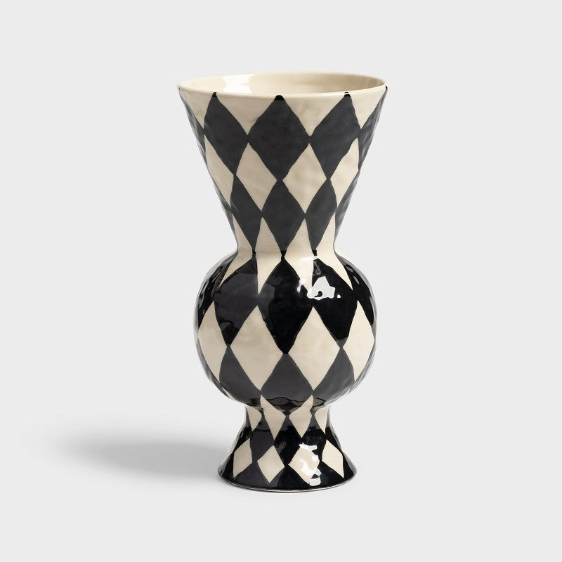 &K RHOMBIC VASE BLACK