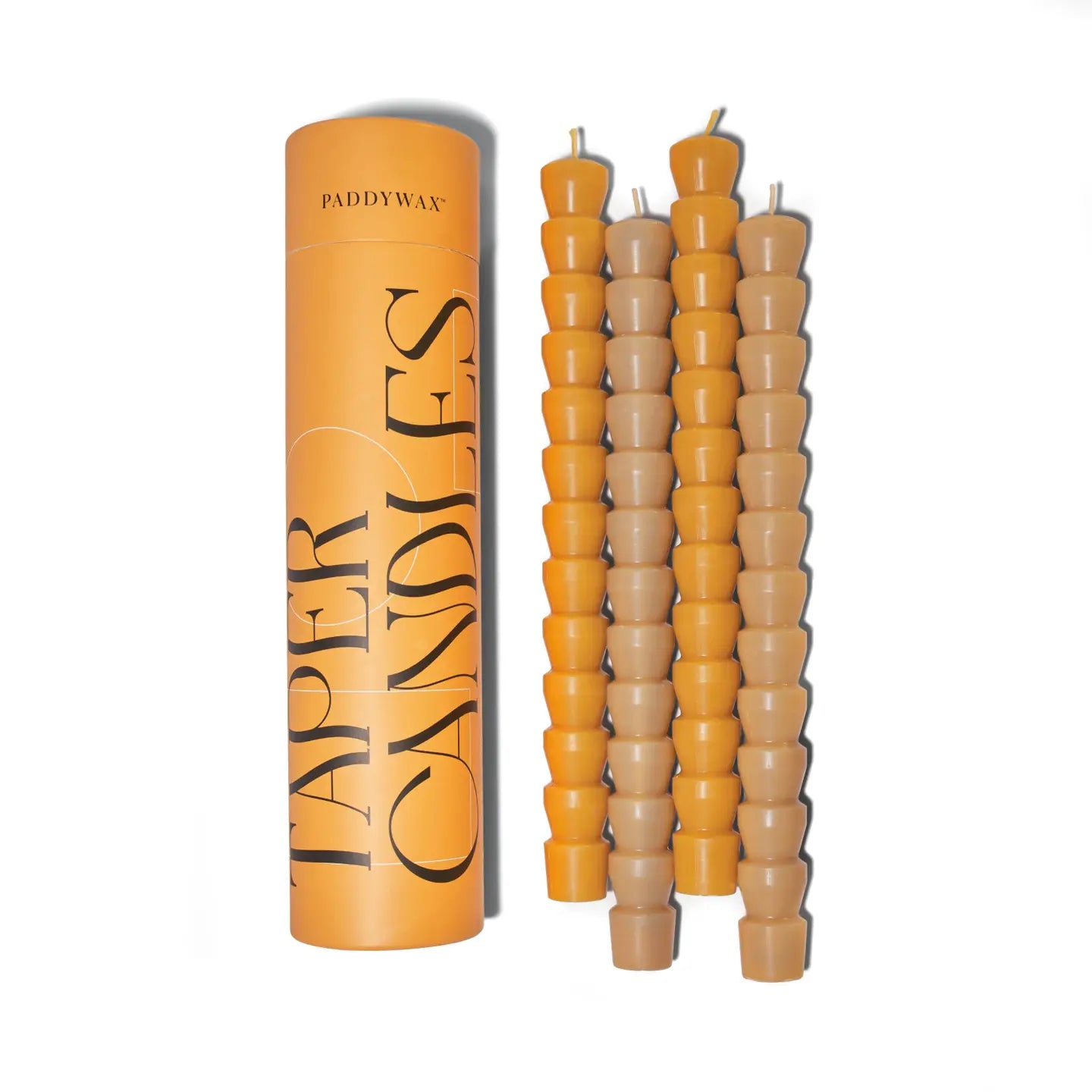 SET OF 4 CANDLES : ORANGE & PEACH