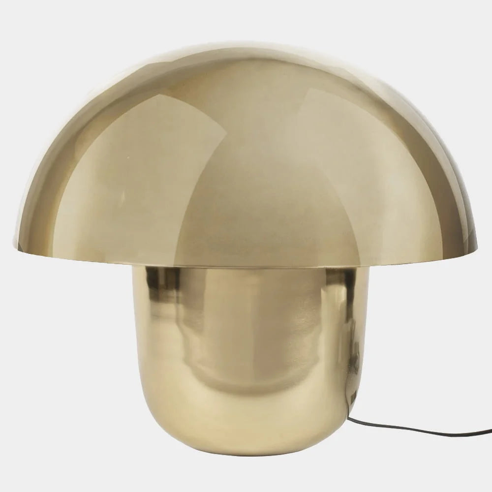 MUSHROOM LAMP - GOLD LARGE