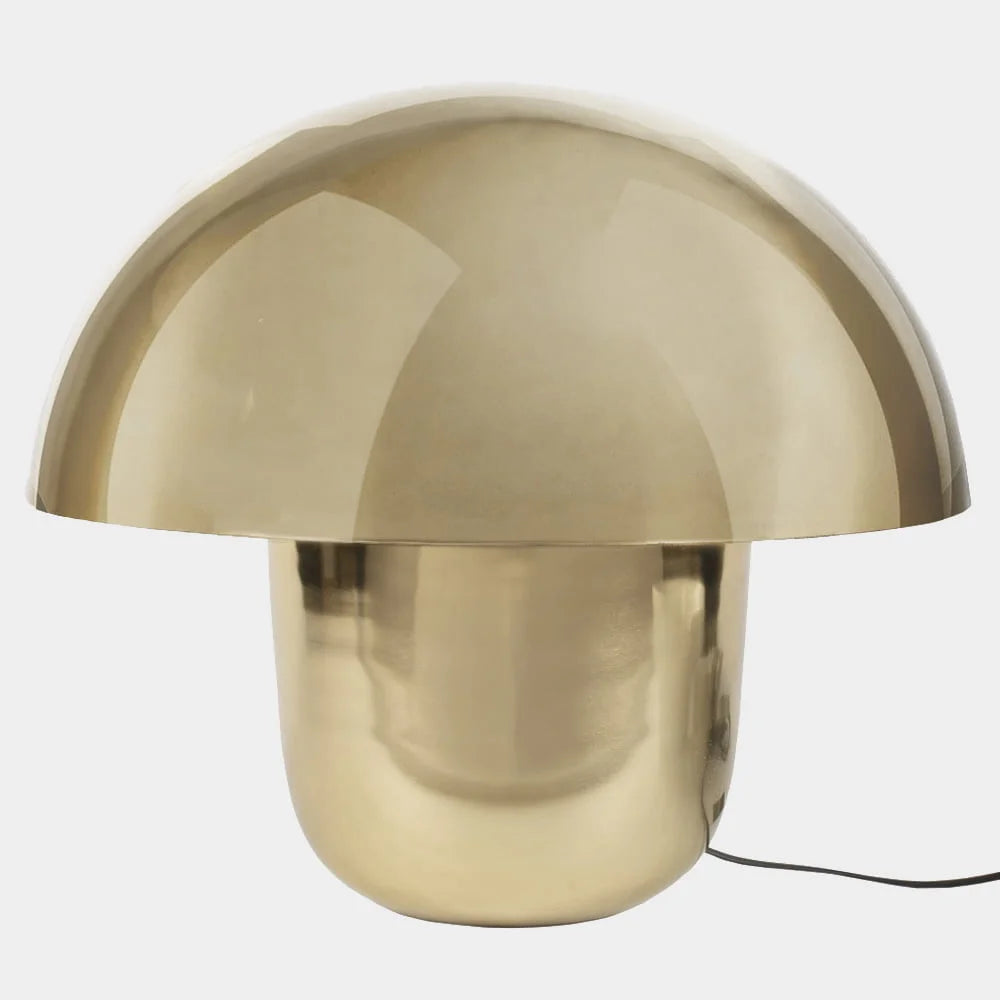 MUSHROOM LAMP - GOLD SMALL