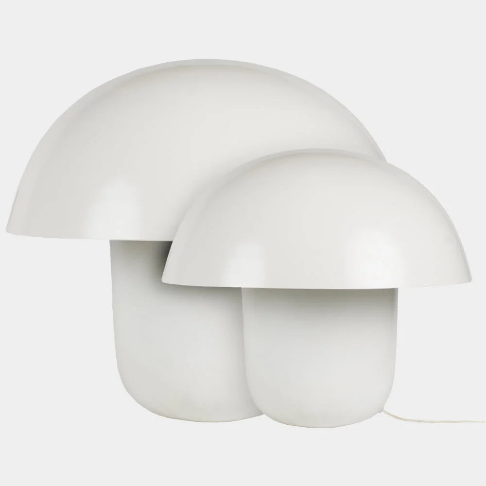 MUSHROOM LAMP - WHITE SMALL