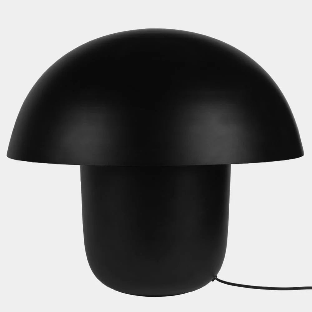 MUSHROOM LAMP - BLACK LARGE