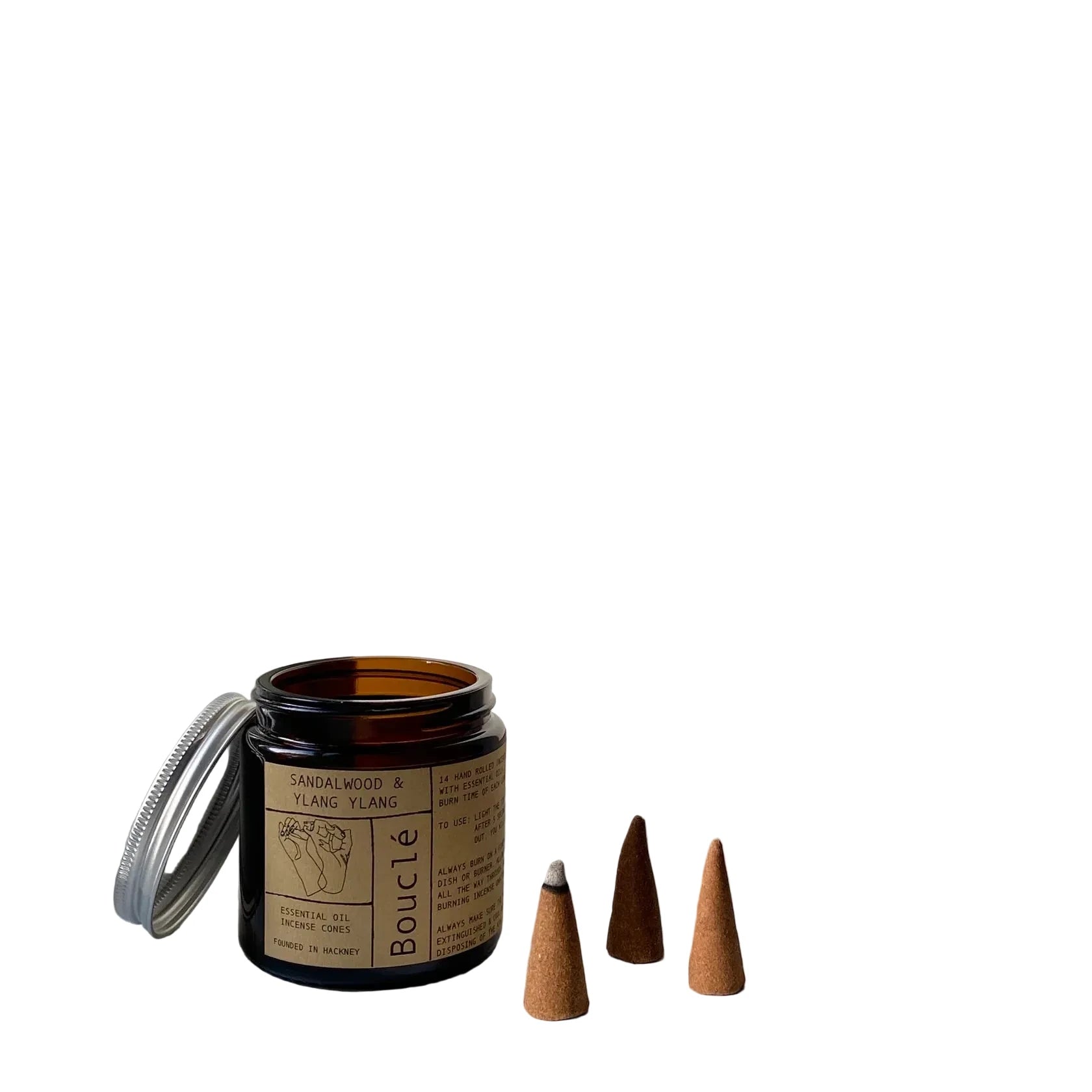 BOUCLE SANDLEWOOD & YLANG YLANG INCENSE CONES