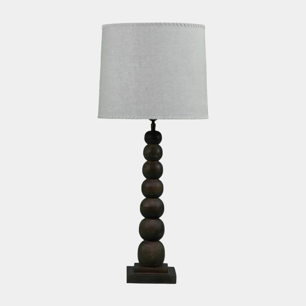 WOOD TABLE LAMP