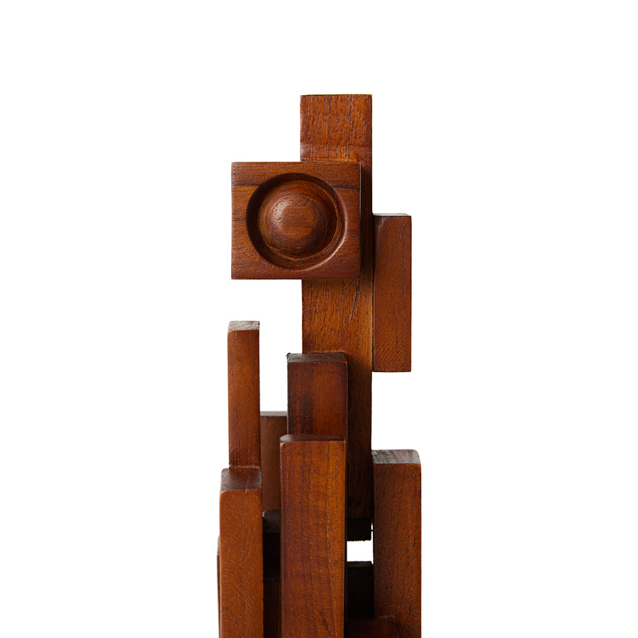HKLIVING SKYLINE SCULPTURE ESPRESSO