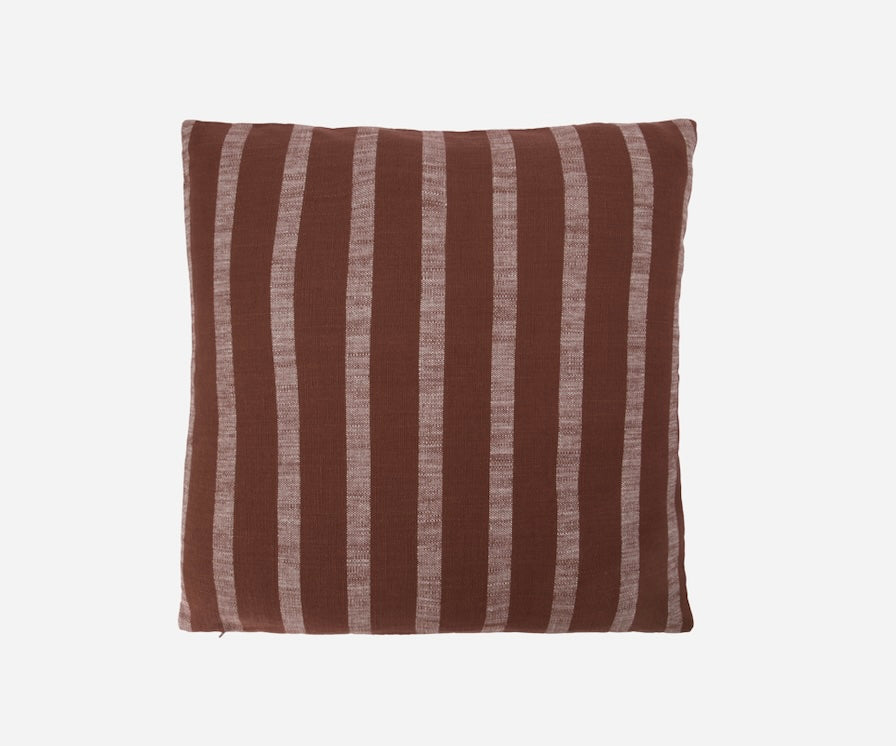 BROWN STRIPE CUSHION