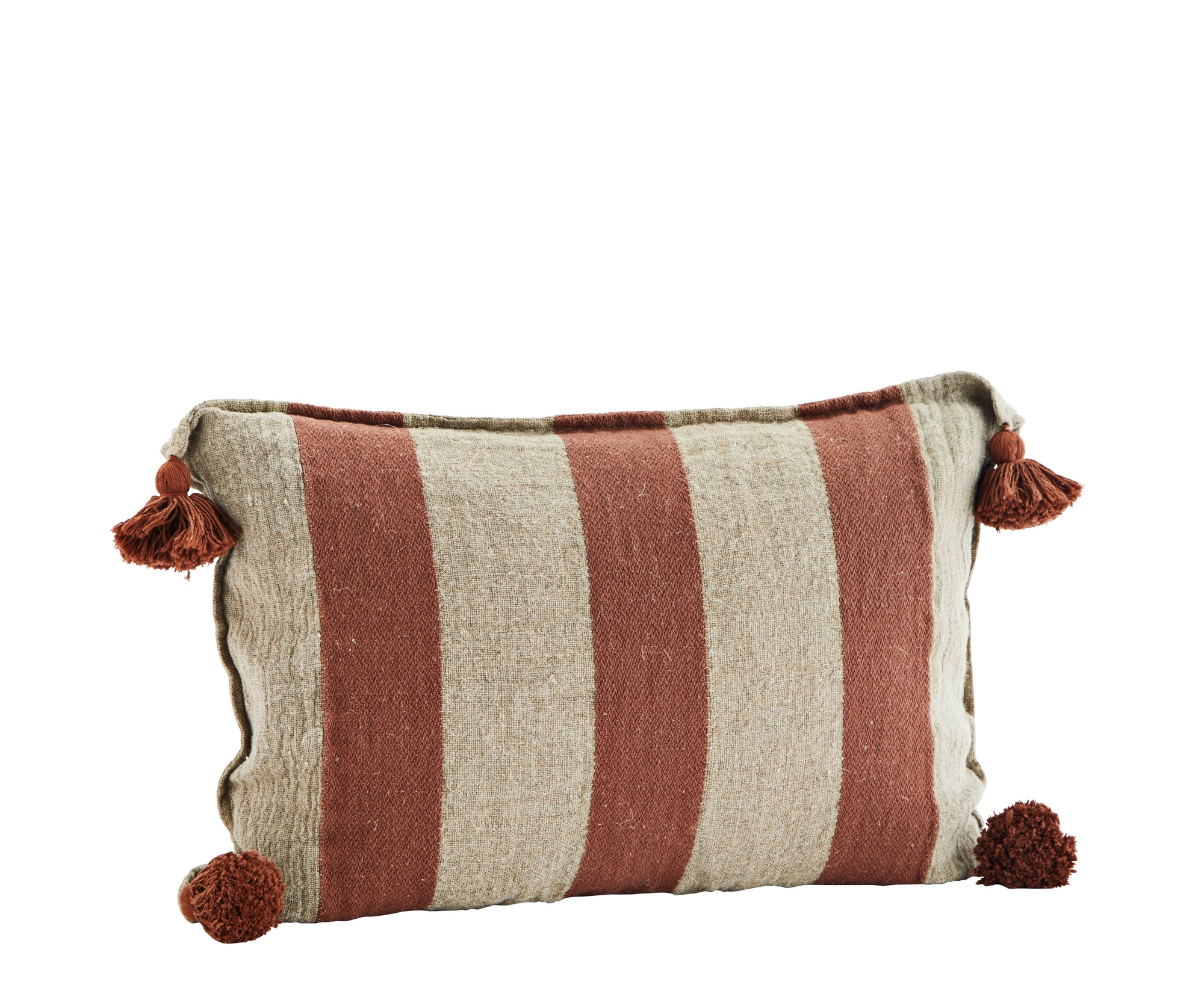 STRIPED LINEN CUSHION