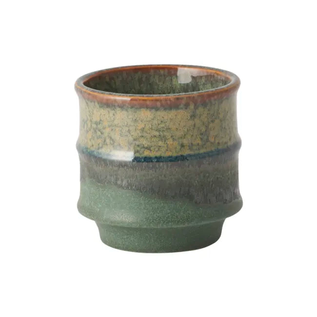 GREEN/BROWN PLANT POT