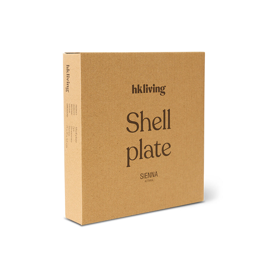 HKLIVING SHELL SERVING BOWL : SIENNA