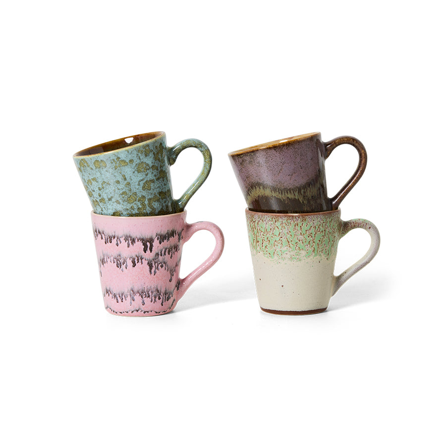 HKLIVING ESPRESSO MUGS : (SET OF 4)