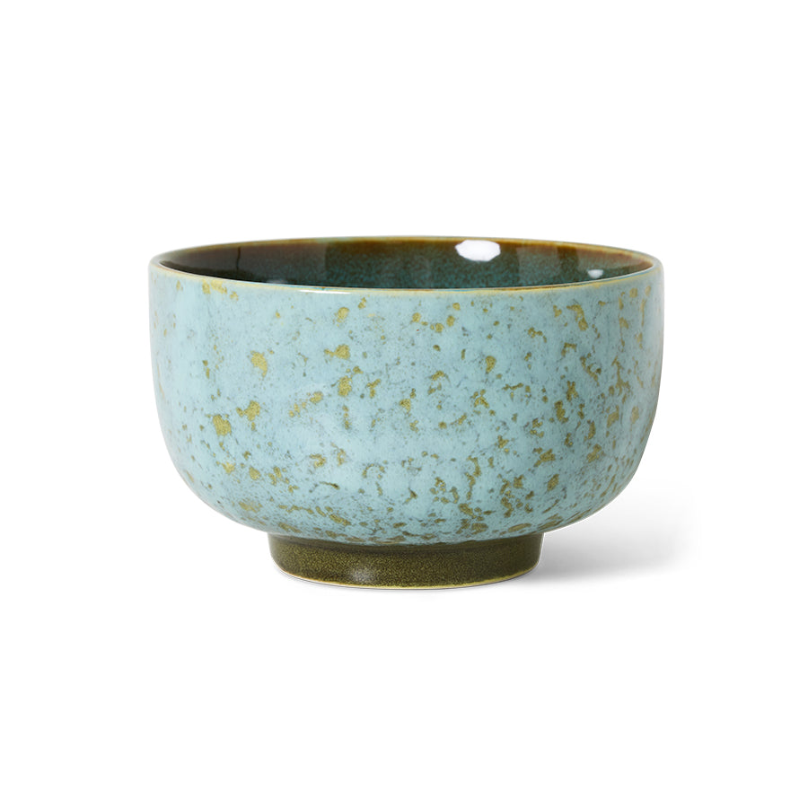HKLIVING CERAMICS: NOODLE BOWL : VERDIGRIS