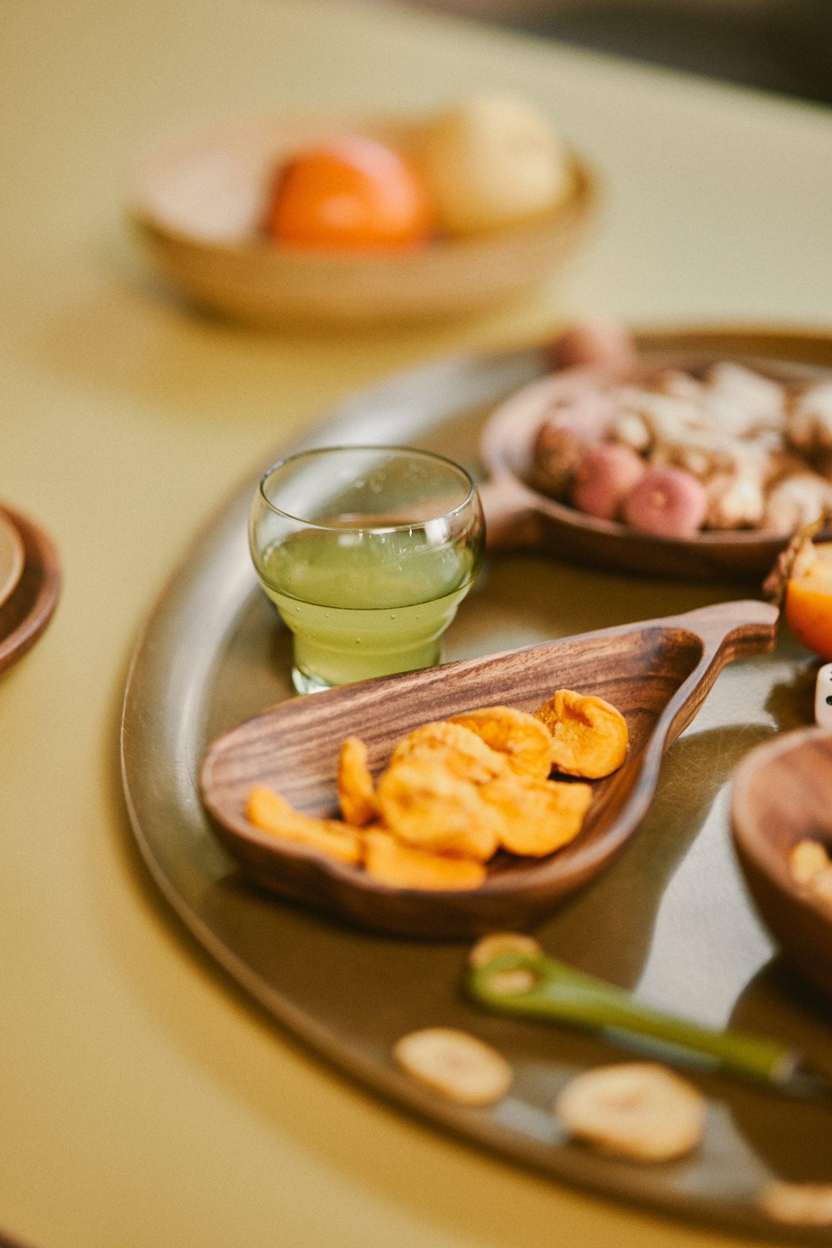 HKLIVING ACACIA PEAR BOWL L