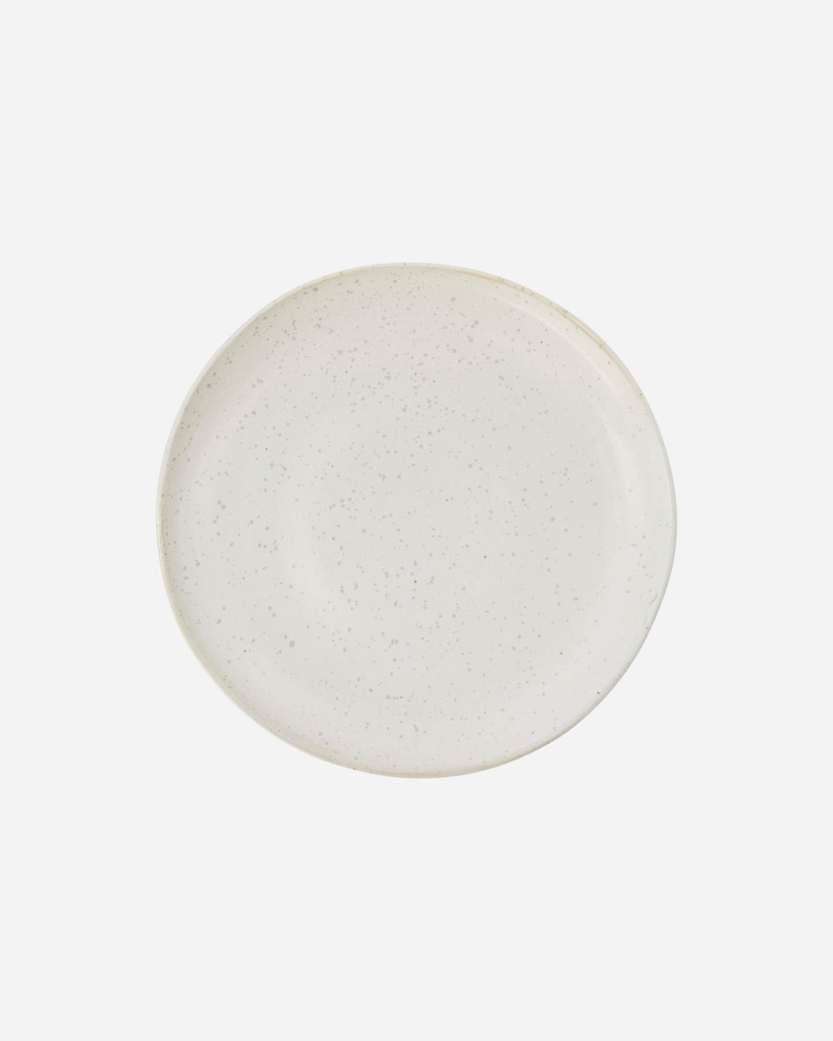 WHITE SPECKLED SIDE PLATE