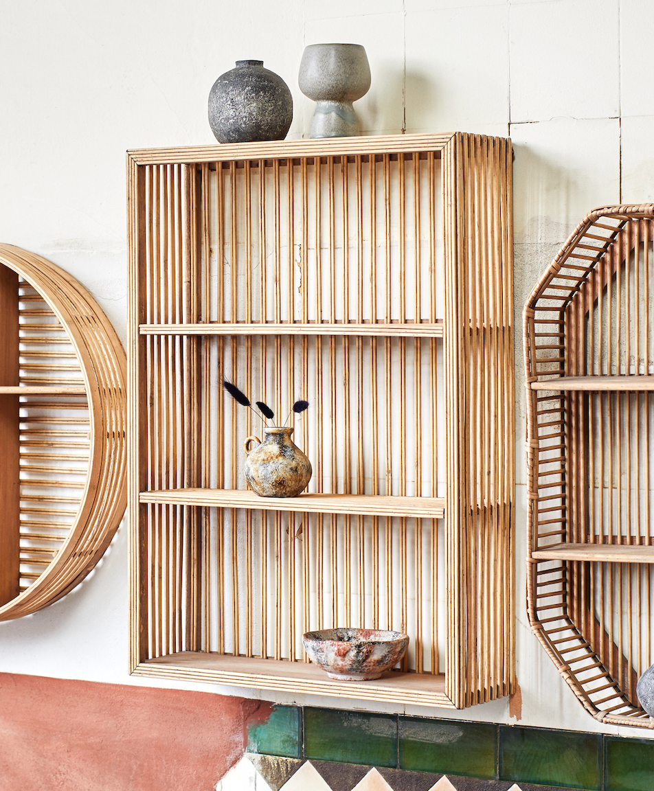 RECTANGULAR BAMBOO SHELF