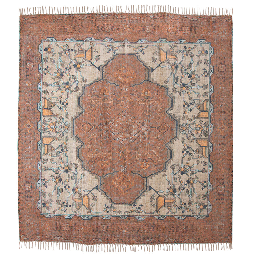 HKLIVING PRINTED SQUARE RUG