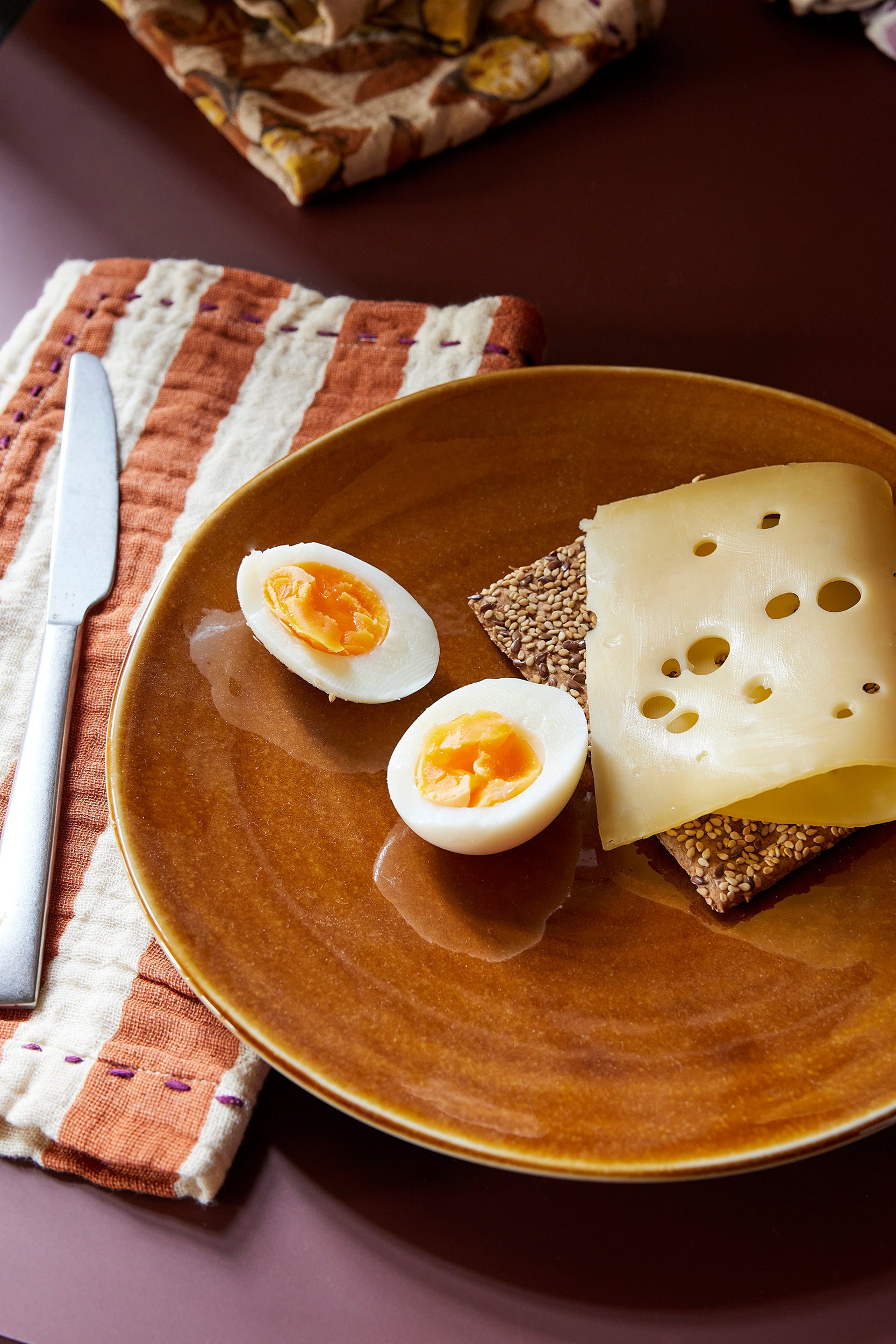 HKLIVING DINNER PLATE - BROWN